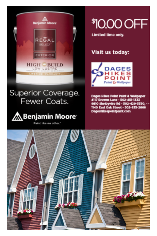 Paint Specials, Discount Offers Dages Paint Company Louisville KY